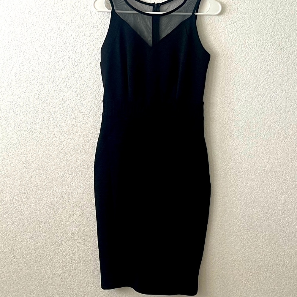 Sleeveless black dress